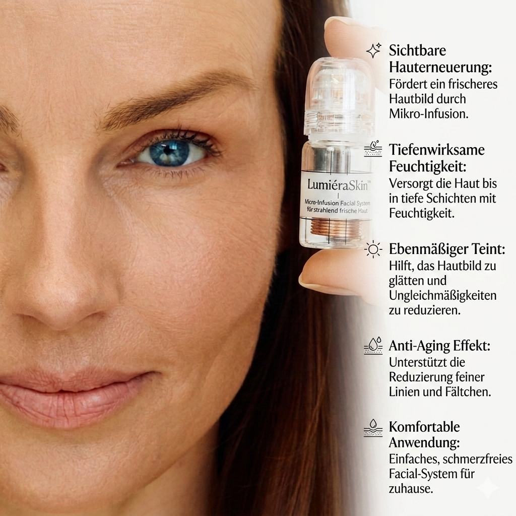 LumiéraSkin Micro Infusion Facial System für strahlend frische Haut