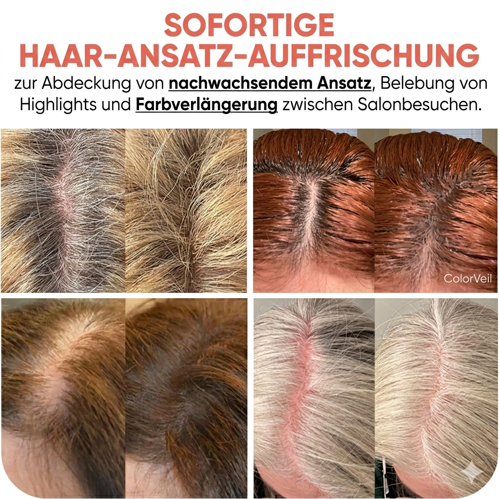ColorVeil™ Sofortiges Ansatz Kaschierpuder für perfektes Haar